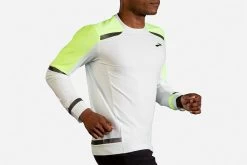 Men's Brooks Carbonite Long Sleeve Run Visible Collection 211354-041 -Brooks Store 211354 041 MV Carbonite Long Sleeve