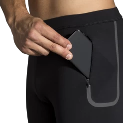BROOKS Men's Momentum Thermal Tights (001 - Black) -Brooks Store 211359 001 d1 momentum thermal tight mens thermal running tight