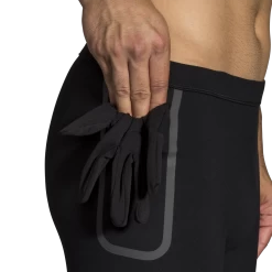 BROOKS Men's Momentum Thermal Tights (001 - Black) -Brooks Store 211359 001 d2 momentum thermal tight mens thermal running tight