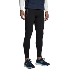 BROOKS Men's Momentum Thermal Tights (001 - Black) -Brooks Store 211359 001 ma momentum thermal tight mens thermal running tight