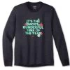 NEW! Men's Brooks "Runderful Time Of Year" Long Sleeves - 211362-075