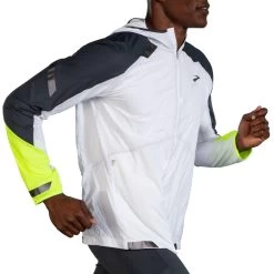 Men's Brooks Run Visible Convertible Jacket - 211406-134 -Brooks Store 211406 134 MV Run Visible Convertible Jacket