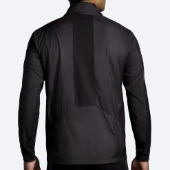 BROOKS Men's Shield Hybrid Jacket 2.0 (001 - Black) -Brooks Store 211415 001 mb shield hybrid jacket mens running jacket