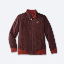 BROOKS Men's Shield Hybrid Jacket 2.0 (223 - Run Raisin/Copper)