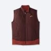 BROOKS Men's Shield Hybrid Vest 2.0 (223 - Run Raisin/Copper)