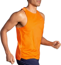BROOKS Men's Atmosphere Singlet 2.0 (867 - Marigold/Sun Glow) -Brooks Store 211445 867 MV Atmosphere Singlet 2
