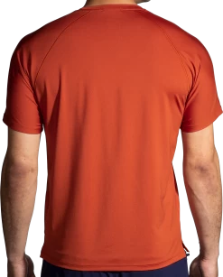 BROOKS Men's Atmosphere Short Sleeve 2.0 (644 - Red Clay) -Brooks Store 211455 644 MB Atmosphere Short Sleeve 2