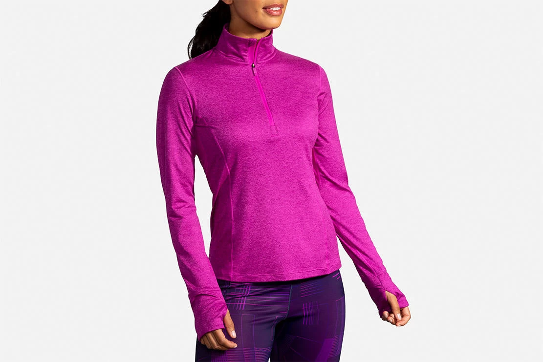 Women's Brooks Dash 1/2 Zip - 221433-687 2 Women's Brooks Dash 1/2 Zip - 221433-687 - Image 2