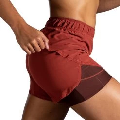 Women's Brooks Chaser 5" 2-in-1 Short - 221464-681 -Brooks Store 221464 681 MV Chaser 5in 2in1 Short