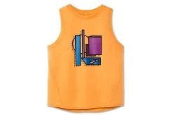 Women's Brooks Distance Graphic Tank 221470-766 -Brooks Store 221470 766 LF Distance Graphic Tank