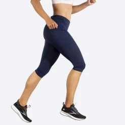 BROOKS Women's Method 1/2 Crop Tight (451 - Navy) -Brooks Store 221477 451 mv method half crop tight womens womens running tight