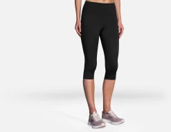 BROOKS Women's Method 1/2 Crop Tight (001 - Black)