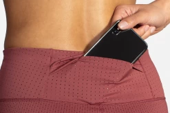 BROOKS Women's Method 1/2 Crop Tight (648 - Terracotta Print) -Brooks Store 221477 648 d1 Method 12 Crop Tight