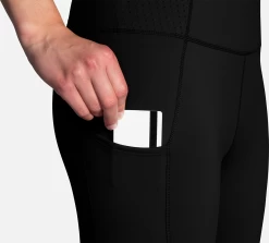 BROOKS Women's Method 7/8 Tight (001 - Black) -Brooks Store 221479 001 D2 Method 78 Tight