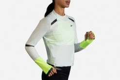 Women's Brooks Carbonite Long Sleeve Run Visible Collection - 221494-041 -Brooks Store 221494 041 MV Carbonite Long Sleeve