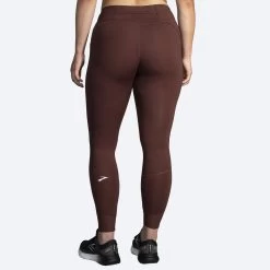 BROOKS Women's Momentum Thermal Tight (288 - Run Raisin) -Brooks Store 221501 288 mb momentum thermal tight womens running tight