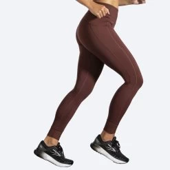 BROOKS Women's Momentum Thermal Tight (288 - Run Raisin) -Brooks Store 221501 288 mv momentum thermal tight womens running tight