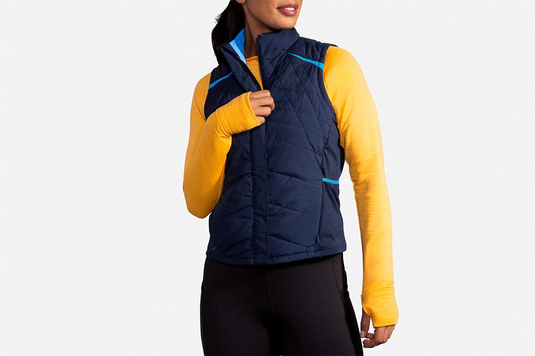 Women's Brooks Shield Hybrid Vest - 221507-491 2 Women's Brooks Shield Hybrid Vest - 221507-491 - Image 2