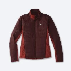 BROOKS Women's Shield Hybrid Jacket 2.0 (223 - Run Raisin/Copper)