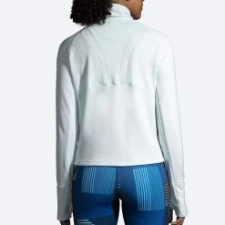 BROOKS Women's Notch Thermal Long Sleeve 2.0 (490 - Ice Blue) -Brooks Store 221567 490 mb notch thermal long sleeve womens long sleeve running shirt