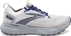BROOKS Men’s Glycerin Stealthfit 20 (081 - Oyster/Alloy/Blue Depths)
