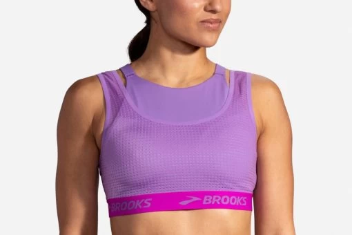 Women's Brooks Drive Mesh Run Bra - 300641-551 8 Women's Brooks Drive Mesh Run Bra - 300641-551 -Brooks Store 300641 551 MF Drive Mesh Run Bra