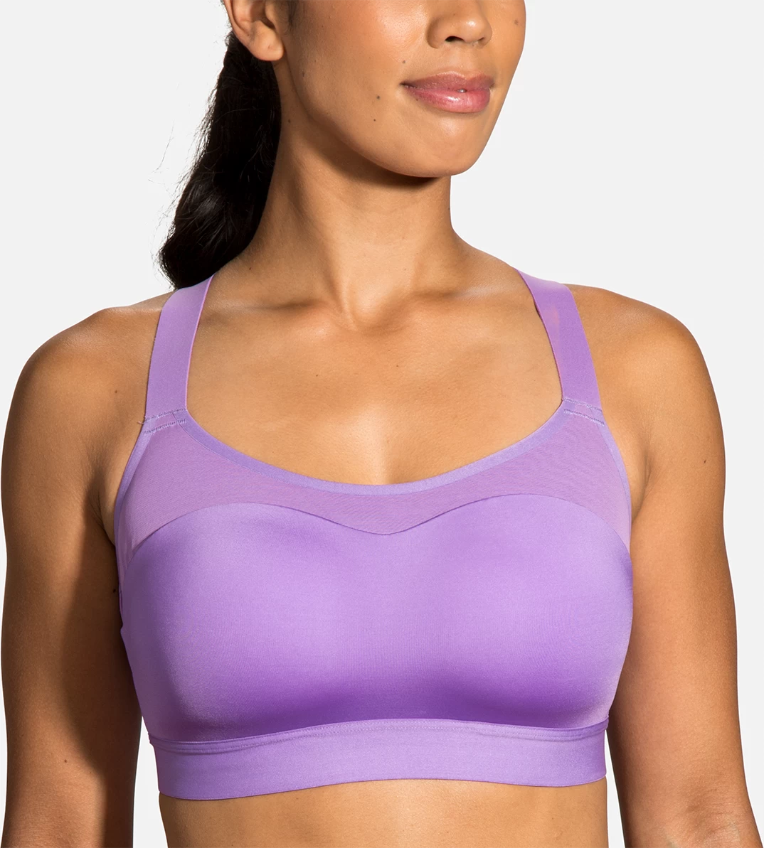BROOKS Women’s Dare Racerback Run Bra (562 - Heliotrope) 3 BROOKS Women’s Dare Racerback Run Bra (562 - Heliotrope) - Image 3
