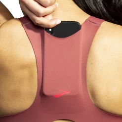 Women's Brooks Drive 3 Pocket Run Bra - 350080-691 -Brooks Store 350080 691 d1 drive 3 pocket run bra womens compression running bra