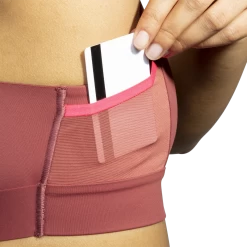 Women's Brooks Drive 3 Pocket Run Bra - 350080-691 -Brooks Store 350080 691 d2 drive 3 pocket run bra womens compression running bra