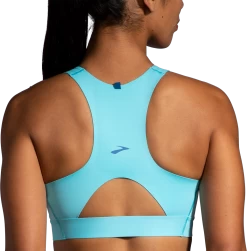 BROOKS Women's Drive 3 Pocket Run Bra (475 - Vivid Teal) 8 BROOKS Women's Drive 3 Pocket Run Bra (475 - Vivid Teal) -Brooks Store 350080 475 MB Drive 3 Pocket Run Bra
