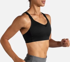 BROOKS Women's Drive Convertible Run Bra (001 - Black) -Brooks Store 350081 001 MV Drive Convertible Run Bra