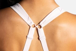 BROOKS Women's Drive Convertible Run Bra (658 - Rosewater Geo Print) -Brooks Store 350081 658 D1 Drive Convertible Run Bra