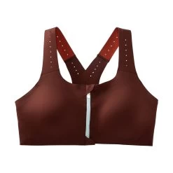 Women's Brooks Dare Zip Run Bra 2.0 - 350083-224