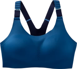 BROOKS Women's Dare Racerback Run Bra 2.0 (454 - Blue Ash/Navy)