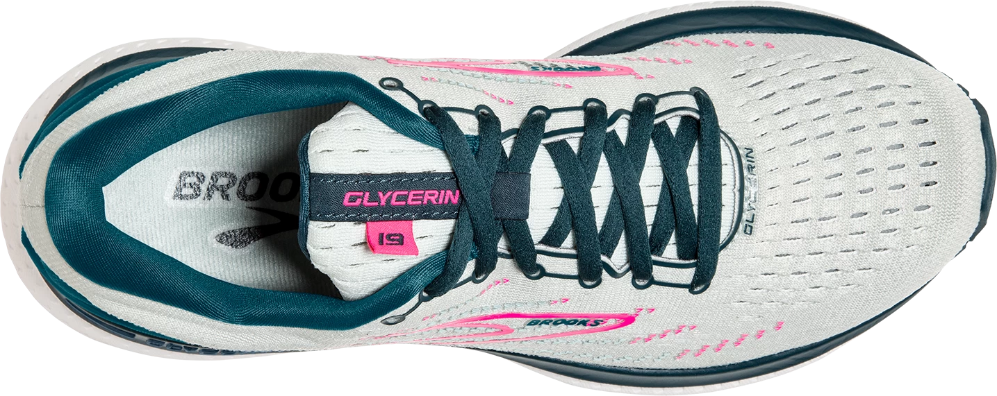 BROOKS Women's Glycerin 19 (110 - Ice Flow/Navy/Pink) 4 BROOKS Women's Glycerin 19 (110 - Ice Flow/Navy/Pink) - Image 4