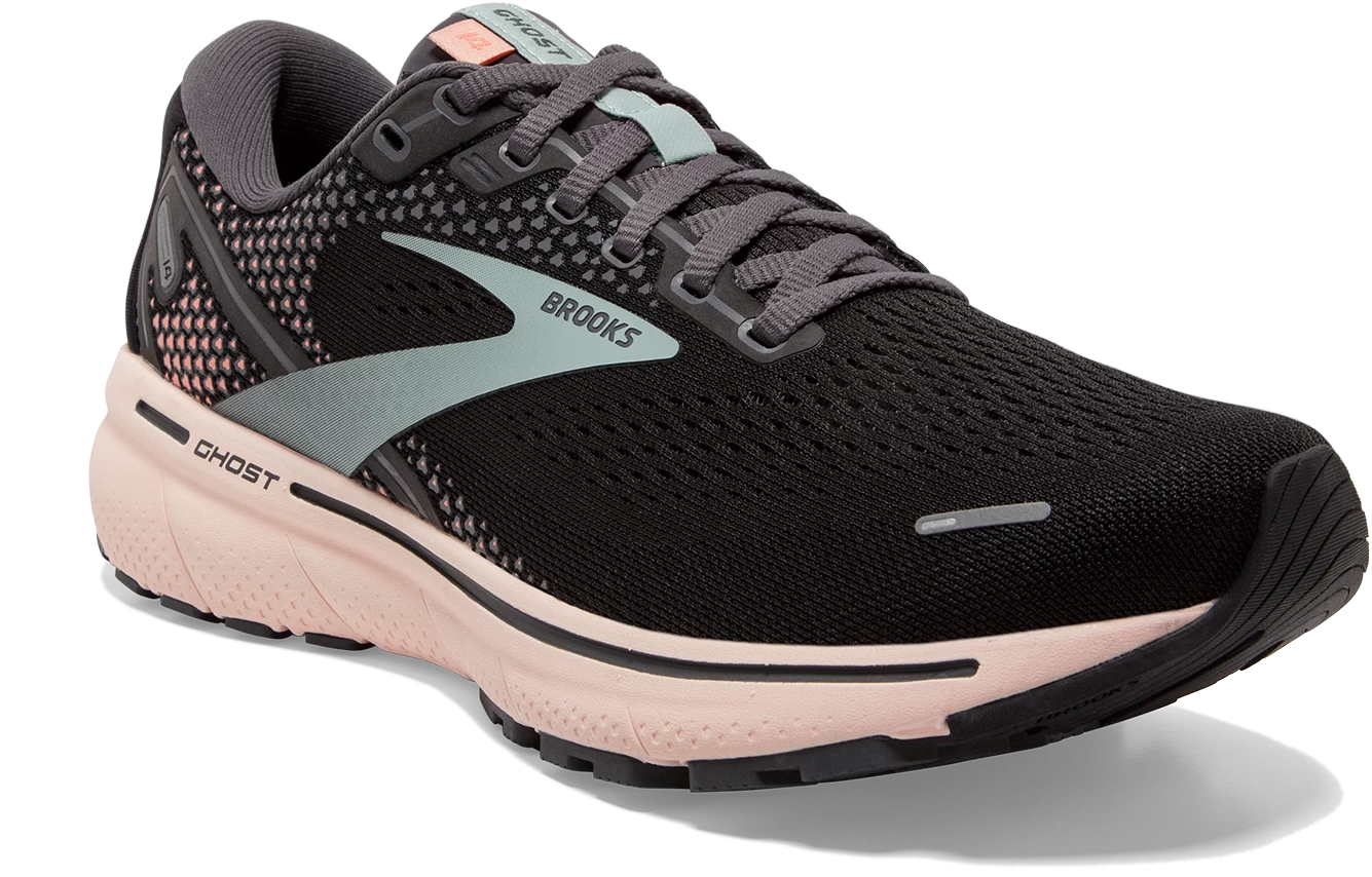 BROOKS Women's Ghost 14 (026 - Black/Pearl/Peach) 3 BROOKS Women's Ghost 14 (026 - Black/Pearl/Peach) - Image 3
