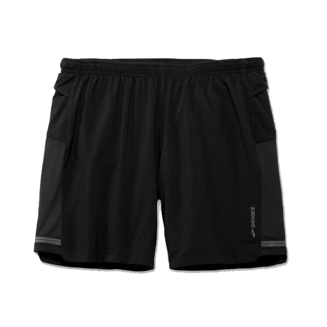 BROOKS Men’s Sherpa 7” 2-IN-1 Short (001 - Black) 1 BROOKS Men’s Sherpa 7” 2-IN-1 Short (001 - Black)