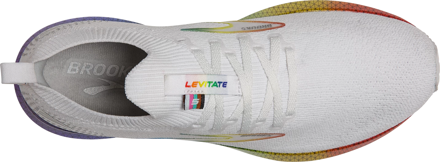 BROOKS Women’s "Love Moves" Levitate Stealthfit 5 (197 - White/Oyster/Multi) 6 BROOKS Women’s "Love Moves" Levitate Stealthfit 5 (197 - White/Oyster/Multi) - Image 6