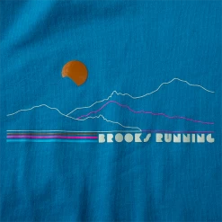 Women's Distance Short Sleeve 2.0 (487 - Pacific/Brooks Mountain Run) -Brooks Store 4AF155A2 3523 492B B93E C3DBDEFA8F58