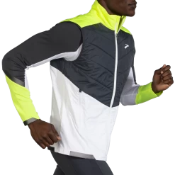 BROOKS Men’s Run Visible Insulated Vest (134 - White/Asphalt/Nightlife) -Brooks Store 53116A9B 1138 4F6A 90DC 028E3604882C