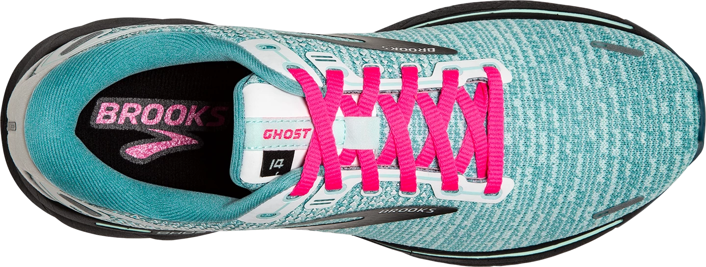 BROOKS Women's Ghost 14 (141 - White/Black/Blue Light) 6 BROOKS Women's Ghost 14 (141 - White/Black/Blue Light) - Image 6