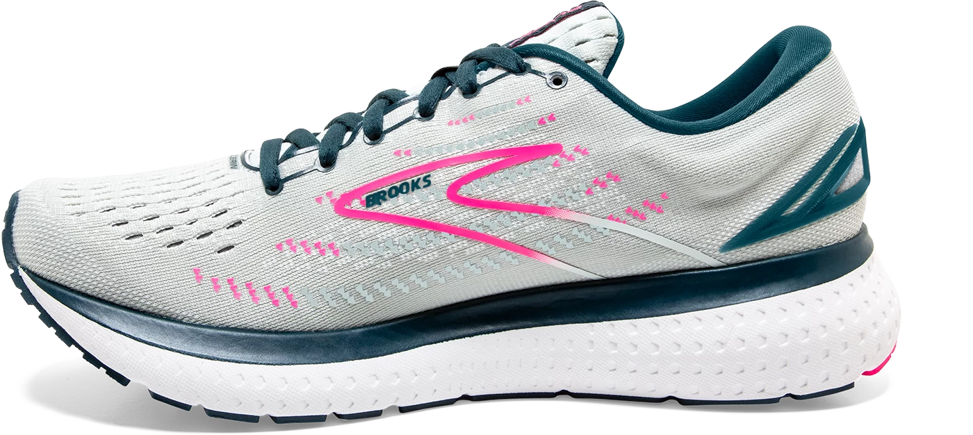 BROOKS Women's Glycerin 19 (110 - Ice Flow/Navy/Pink) 2 BROOKS Women's Glycerin 19 (110 - Ice Flow/Navy/Pink) - Image 2