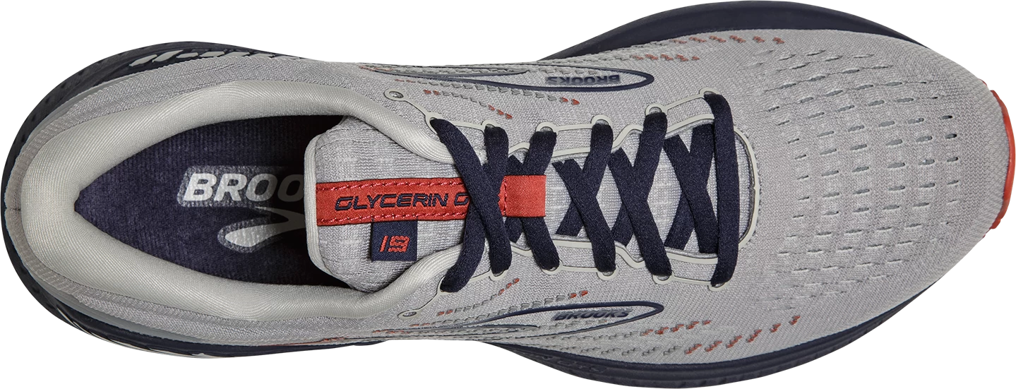 BROOKS Men's Glycerin GTS 19 (002 - Grey/Alloy/Peacoat) 6 BROOKS Men's Glycerin GTS 19 (002 - Grey/Alloy/Peacoat) - Image 6