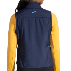 BROOKS Women’s Shield Hybrid Vest (491 - Navy/Blue Bolt) -Brooks Store 5BAC1CDE 3001 4152 A851 801F7A04A45F