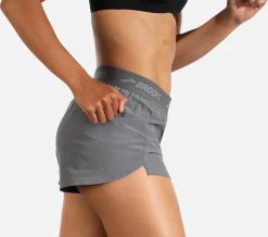 Women’s Chaser 3” Short (017 - Steel/Brooks) -Brooks Store 5C67C205 B351 4E98 9612 6C668481EDD0