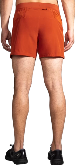 BROOKS Men's Sherpa 5" Short (644 - Red Clay) -Brooks Store 61E218A4 CB56 4B8A 9A9E 9EE8A2BC31D3