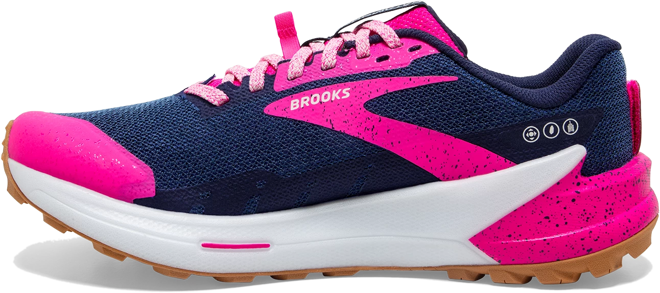 BROOKS Women’s Catamount 2 (425 - Peacoat/Pink/Biscuit) 2 BROOKS Women’s Catamount 2 (425 - Peacoat/Pink/Biscuit) - Image 2
