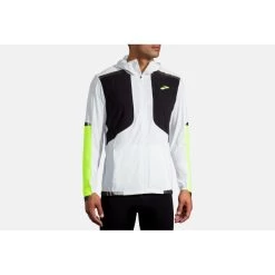BROOKS Men's Carbonite Jacket (030 - Icy Grey/Black/Nightlife)
