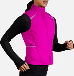 BROOKS Women’s Shield Hybrid Vest (633 - Magenta/Heliotrope) -Brooks Store 771B64F0 F34B 4A00 9CD7 AB207D6B385E
