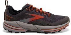 BROOKS Men's Cascadia 16 GTX (060 - Black/Ebony/Cinnabar)